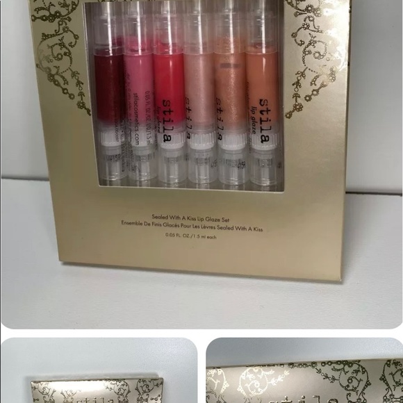 Stila Sealed with a kiss lip glaze set New - Picture 2 of 3